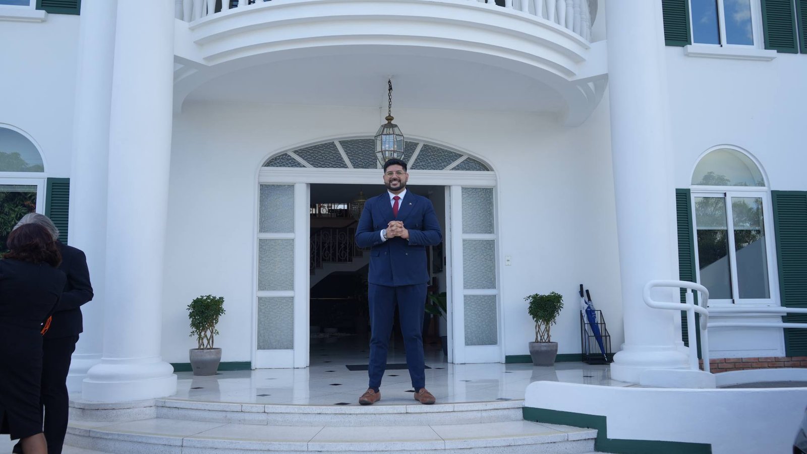 Bryan Véliz en la sede de la Corte Interamericana de Derechos Humanos, en San José de Costa Rica