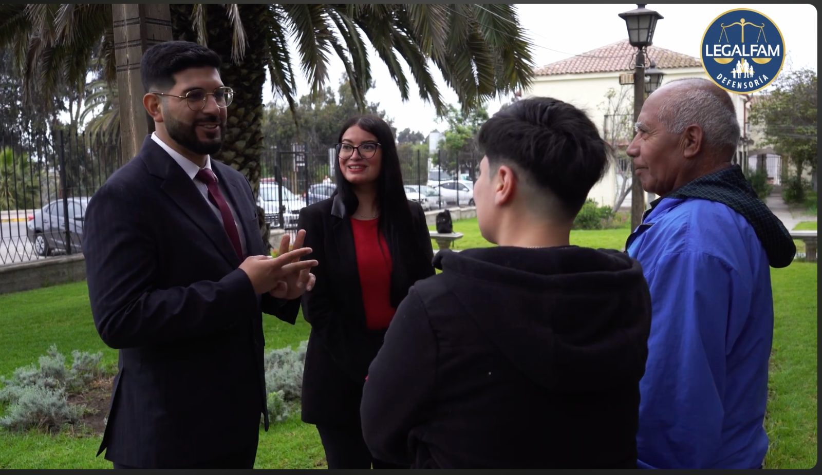Equipo de Legalfam con la familia tras el fallo de filiación socioafectiva